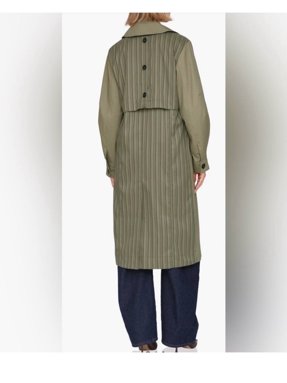 Avec Les Filles Trench Coat Jacket
Olive Green size XL